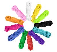 Gukasxi Paracord Cord 550, Bracelet Paracord 12 Couleurs, 10 Pieds Sangles Paracord pour Bracelets DIY, Porte-clés, Laisses pour Chien, Laisses, Cordes de Tente