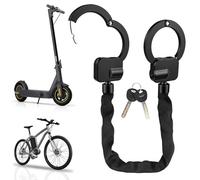 GuKKK Antivol Trotinette Electrique, 72CM Cadenas Trotinette Electrique Renforcé avec Clés,Antivol Sécurisé pour Scooter, Vélo et Trottinette Électrique