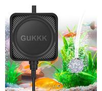 GuKKK Pompe à Air Aquarium, Silent Mini Pompe à Air Aquarium, 1.5W Puissante Sortie Bulleur Aquarium, 1M Tuyau Bulleur pour Aquarium avec Pierre à Bulles et Clapet Anti-Retour, pour Bocal à Poissons