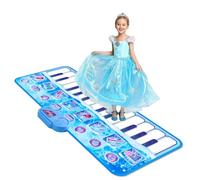 GuKKK Tapis de Danse pour Enfants, Tapis de Piano Géant de 1.6M avec 5 Modes 8 Instruments pour Bébés, Tapis d'éveil Piano Enfants Interactif Jouet Cadeau Anniversaire Noël Filles