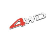 GUKKO Emblème Badge Autocollant pour 3D Chrome Metal 4WD Sticker Emblem, Voiture réaménagé Autocollant Autocollants de Style de Voiture,B B