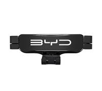 GUKKO Support Telephone Voiture pour BYD Atto 3 Yuan E6 Song Tang, 360° Rotation Souple Pièces Porte Smartphone Voiture Ultra-Stable,A Black-A A