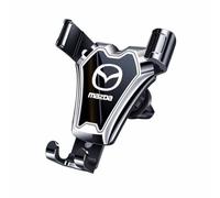 GUKKO Support Telephone Voiture pour Mazda 2 Hybrid (Type XP21) 2022-2023, 360° Rotation Souple Pièces Porte Smartphone Voiture Ultra-Stable,A Black