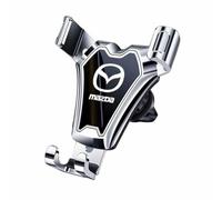 GUKKO Support Telephone Voiture pour Mazda 2 Hybrid (Type XP21) 2022-2023, 360° Rotation Souple Pièces Porte Smartphone Voiture Ultra-Stable,B Silver