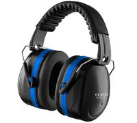 GUKOY Protection Auditive pour Adultes, Protection Auditive SNR 33 dB pour le Tir, Casque Antibruit pour l'autisme, le Bricolage, la Tonte de Pelouse pour Hommes et Femmes, Bleu