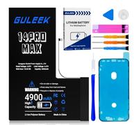 GUL atterie Compatible avec iPhone 14 Pro Max, 4900mAh Haute Capacité Réelle