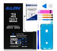 GULEEK Batterie pour iPhone XS Max, 3900mAh Haute Capacité Réelle, Kit Remplacement Complet avec Outils et Guide