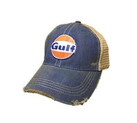 Gulf Chapeau Snapback réglable Vintage Vieilli, Bleu Vieilli, Taille Unique