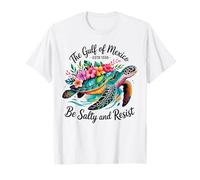 Gulf of Mexico Estd 1550 Turtle Be Salty And Resist T-Shirt