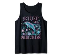 GULF SHORES AL DOLPHIN PLAGE SOUVENIR COLORÉ Débardeur