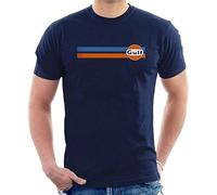 Gulf Steve McQueen T-Shirt Racing is Life Lee Mans Porche Manches Courtes(XX-Large)