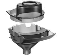 Gulfmew 1 ensemble d'entonnoirs de rechange compatibles avec Baby Brezza - Entonnoir et couvercle - Distributeur de lait maternisé - Gris