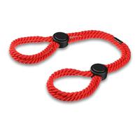 Gulfmew Cordes de Bondage pour Couples Corde de Retenue Réglable pour Poignets et Chevilles Menottes au Lit pour Adultes Jouets de Bondage pour Femmes et Hommes (Rouge)