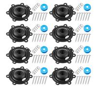 Gulfmew Kit de réparation de diaphragme compatible avec DRKCP/CPF, valve de rechange compatible avec Rain Bird CP, CPF, DV, DAS, ASVF, avec filtre, filtre solénoïde, vis, ressort (lot de 8)