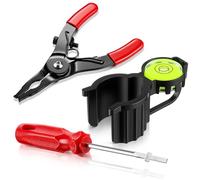 Gulfmew Kit d'outils de tête d'arrosage 3 en 1 compatible avec l'outil Rain Bird avec niveau à bulle et rotor d'arrosage - Tête de pulvérisation - Outils de réglage pour réparation de système