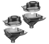 Gulfmew Lot de 2 entonnoirs de rechange compatibles avec Baby Brezza - Entonnoir et couvercle - Gris