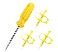 Gulfmew Lot de 4 outils de réglage de clés d'arrosage compatibles avec Rain Bird 5000, tête d'arrosage Hunter PGP, clé de réglage de buse de rotor pour réparation de système d'irrigation de pelouse