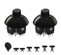GuliKit Joysticks TMR 720° à Tension Réglable pour PS5 DualSense /Edge | Dérive réduite, Haute précision, Réactivité rapide, avec 3 Paires de Capuchons de Hauteurs Différentes