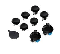 GuliKit Kit de remplacement de joystick magnétique TMR à tension réglable à 720°, pour manette PS4 DualShock, module de réparation anti-dérive avec 3 paires de capuchons de joystick, soudure