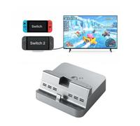 GuliKit pour Switch 2 / Switch/OLED Station d'accueil- Dock de Voyage Portable, Sortie Ultra HD 4K/60Hz, Charge Rapide 100W PD, Compatible avec Coques
