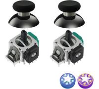 GuliKit TMR Électromagnétique Joysticks pour Manette Switch Pro, Stick Accessoires de Rechange pour Manette Switch Pro, Capuchons de Joysticks Inclus