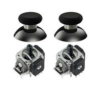 GuliKit TMR Joystick électromagnétique, protection contre la dérive, pièce de rechange super lisse, longue durée de vie, excellente stabilité de la température, compatible avec contrôleur N-Switch Pro