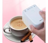 GuliTech Mini Inkjet Handheld Printer Portable Mobile Mini Color Printers Customized Code Label Symbol Pattern Printing Machine Tattoo Printer (Kongten 3 Edible Color Cartridge)