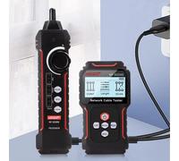 GuliTech Network Cable testers Cable and Network test NOYAFA NF-8209S LCD Network Cable Tester Wire Tracker PoECurrent Length cabl RJ45 Cable Tracker(NF-8209S)