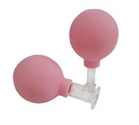 Gullermo 2 PièCes SéRies VenTouses Sous Vide Ensemble TêTe en Caoutchouc Verre Anti Cellulite Massage ThéRapie Chinoise VenTouses Ensemble Rejuva Tasse