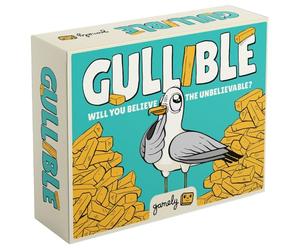 Gullible : le jeu d'équipe hilarant de créativité, de bluff et de faits étonnants. Allez-vous tromper votre famille et vos amis ou croire l'incroyable ? (Gullible - Même jeu, petite boîte) (Petite