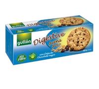 Gullón Digestives à l'Avoine avec Pépites de Chocolat, Riche en Fibres, Pack de 3 Paquets de 425g