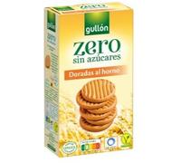 Gullón Zero Biscuits Dorés sans Sucres Ajoutés, Alternative Saine au Biscuit Maria, Pack de 3 Boîtes de 330g