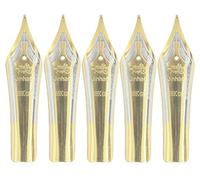 Gullor 5PCS stylo plume nibs ajustement Jinhao 159/450/750, or, plume moyenne