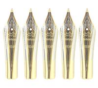 Gullor 5PCS stylo plume nibs ajustement Jinhao 159/450/750, or, plume pliée