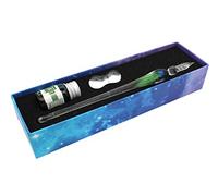 Gullor Jellyfish Lot de stylos plume en verre borosilicate Vert