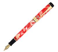 Gullor JH100 Stylo plume en résine acrylique avec boîte d'origine Rouge