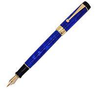 Gullor JH100 Stylo plume en résine acrylique Pointe moyenne avec boîte originale Bleu