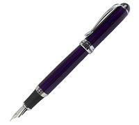 Gullor Jinhao X750 stylo à plume en acier inoxydable médium 18KGP nib - violet