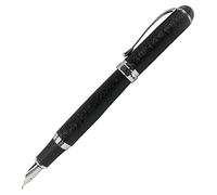 Gullor Jinhao X750 stylo à plume en calligraphie en acier inoxydable 18KGP nib - peau noire