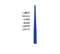 Gullor Kit de calligraphie avec 6 pointes Bleu roi