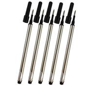 Gullor recharges spirale vis recharges s'adaptent Jinhao roller, encre noire, 0.7mm, un ensemble de 10 PCS