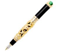 Gullor Stylo gros noble Golden Dragon roi jeu perle fontaine belle retro de stylo de cadeau de la culture