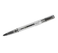 Gullor Stylo plume Fibreau Jinhao 599 avec une ébauche de nib moyen - blanc transparent
