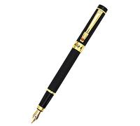 Gullor Stylo plume style rétro avec convertisseur d'encre Noir