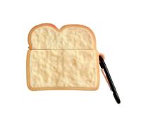 GULVQYF Coque de protection créative 3D en forme de pain grillé pour Airpods Pro 3 (2025), coque en silicone pour écouteurs Airpod Pro 3ème génération pour filles et garçons