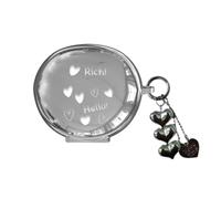 GULVQYF Coque de protection intégrale pour écouteurs Huawei FreeClip - Argenté - Résistante aux chocs - Cadeau pour garçons et filles (A)