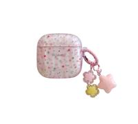 GULVQYF Coque pour Huawei Freebuds SE 2/3, motif fleurs et étoiles transparentes, coque de protection pour écouteurs Freebuds se2, accessoire pour écouteurs Freebuds se 3 pour femmes et filles (étoile