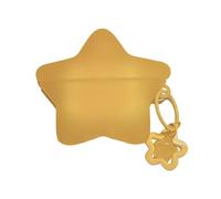 GULVQYF Coque pour Huawei FreeClip 2 (2025) - Motif étoiles 3D - Avec porte-clés - Pour filles et garçons - Jaune