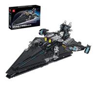 GULY 60530 Blocs de construction JSérie Planètes Sombres - Croiseur Sombre Jouets pour enfants Modèle d'avion 2628 pièces