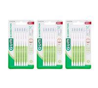 GUM 2114 Lot de 6 brosses interdentaires bidirectionnelles 0,7 mm (bougies), lot de 3 paquets de 6